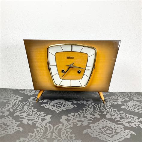 hermes uhren 1960 kaminuhr|Hermle Mid Century Chime Clock .